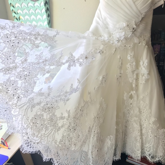 NWT tea length Wedding dress - Picture 3 of 15